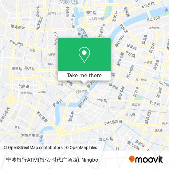 宁波银行ATM(银亿·时代广场西) map