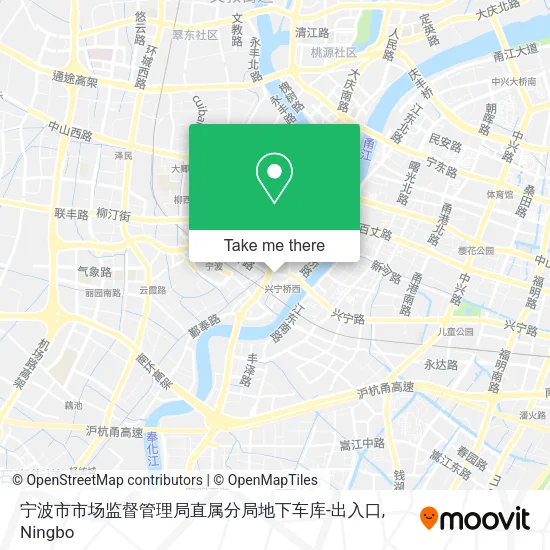 宁波市市场监督管理局直属分局地下车库-出入口 map