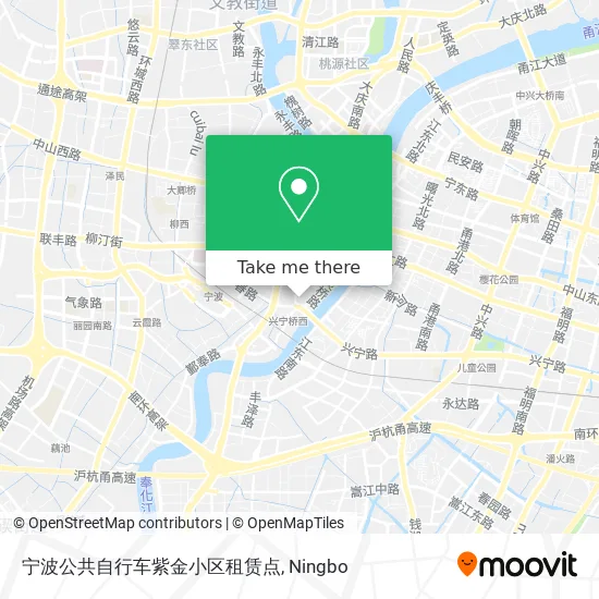 宁波公共自行车紫金小区租赁点 map
