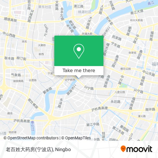 老百姓大药房(宁波店) map