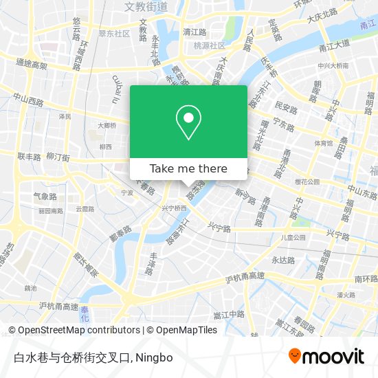 白水巷与仓桥街交叉口 map