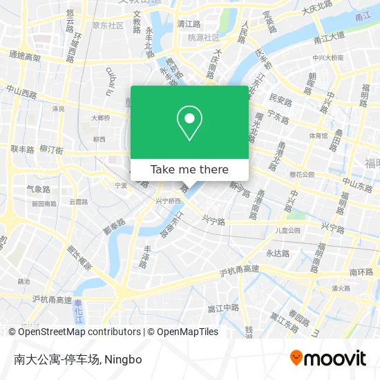 南大公寓-停车场 map