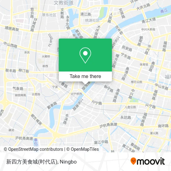 新四方美食城(时代店) map