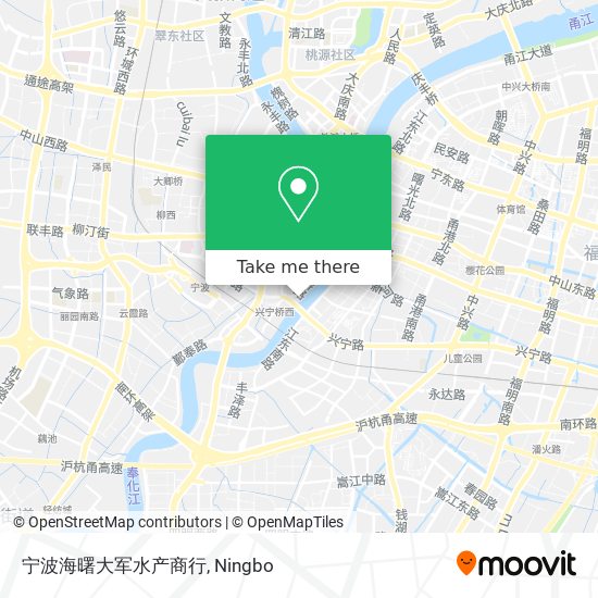 宁波海曙大军水产商行 map
