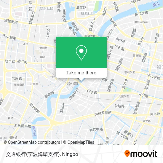 交通银行(宁波海曙支行) map