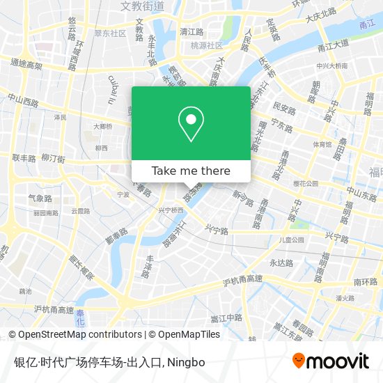 银亿·时代广场停车场-出入口 map