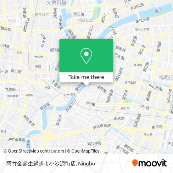 阿竹金鼎生鲜超市小沙泥街店 map
