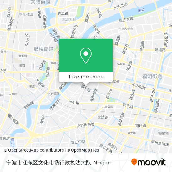 宁波市江东区文化市场行政执法大队 map