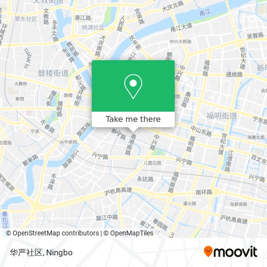 华严社区 map