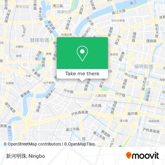 新河明珠 map