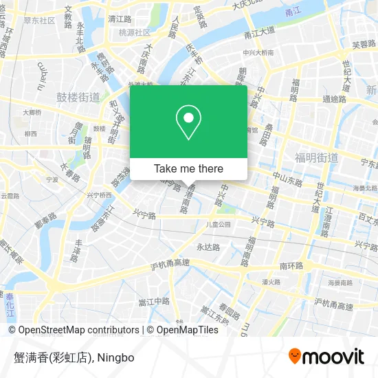 蟹满香(彩虹店) map