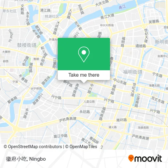 徽府小吃 map