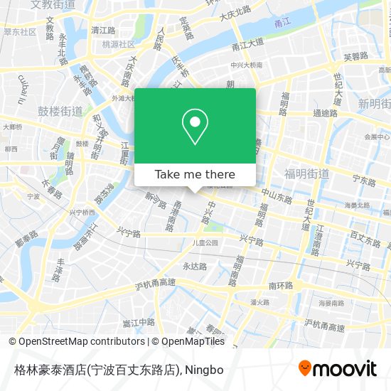 格林豪泰酒店(宁波百丈东路店) map