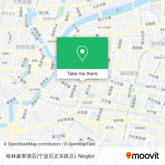 格林豪泰酒店(宁波百丈东路店) map