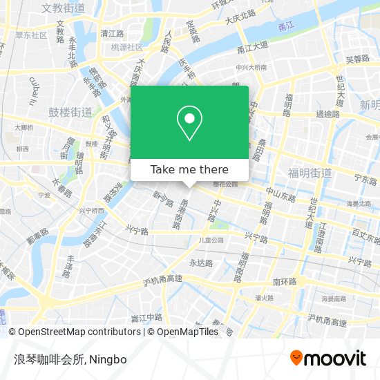 浪琴咖啡会所 map