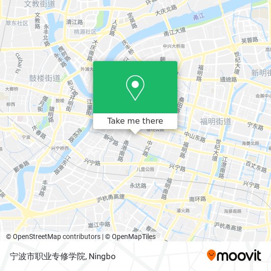 宁波市职业专修学院 map