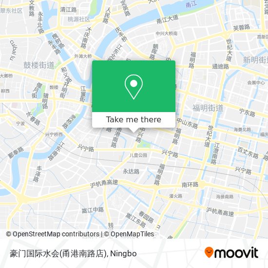 豪门国际水会(甬港南路店) map