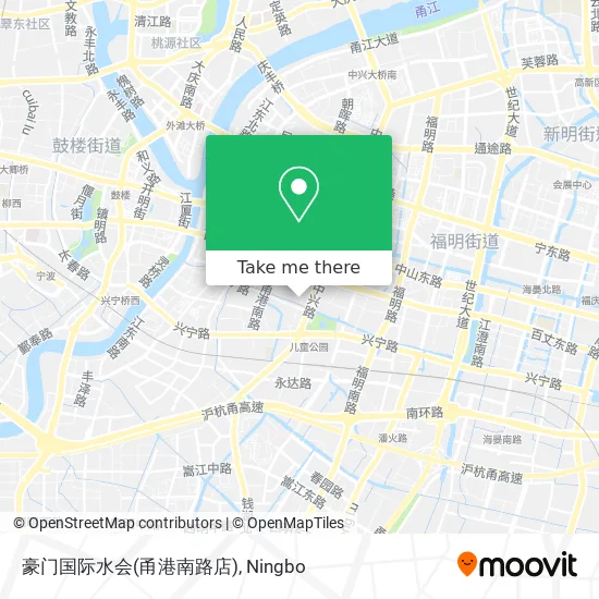 豪门国际水会(甬港南路店) map