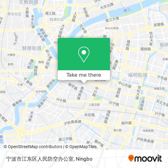 宁波市江东区人民防空办公室 map