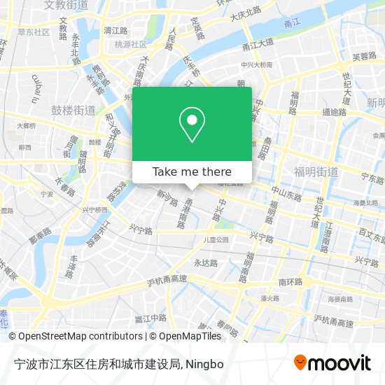 宁波市江东区住房和城市建设局 map