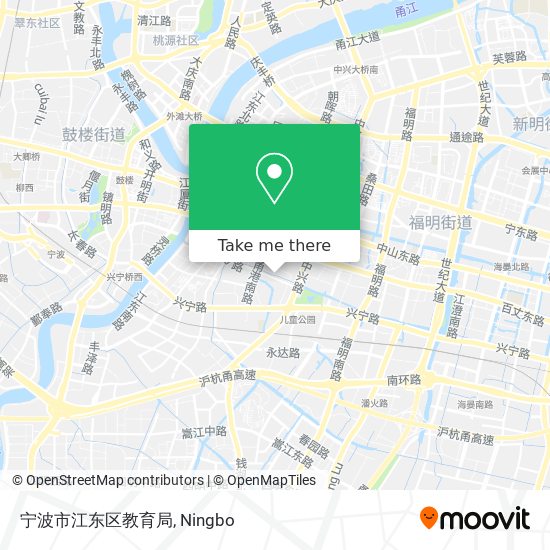 宁波市江东区教育局 map
