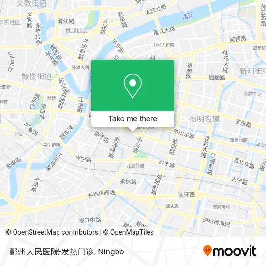 鄞州人民医院-发热门诊 map