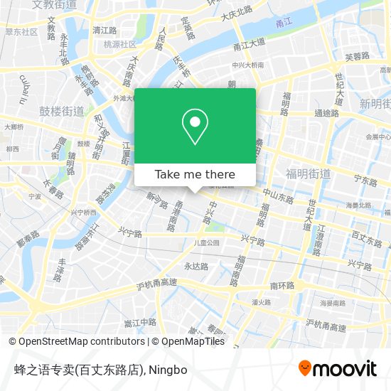 蜂之语专卖(百丈东路店) map