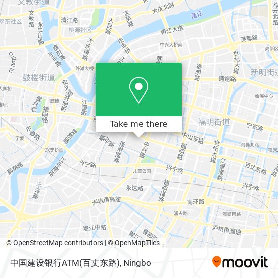 中国建设银行ATM(百丈东路) map