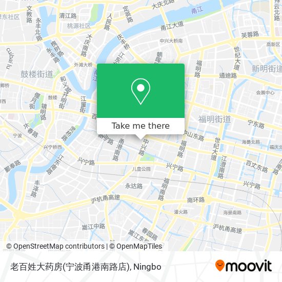 老百姓大药房(宁波甬港南路店) map