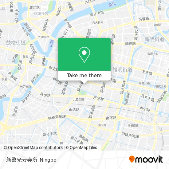 新盈光云会所 map