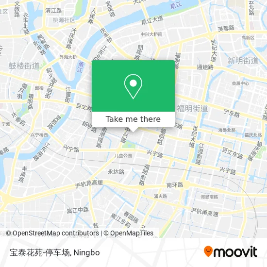 宝泰花苑-停车场 map