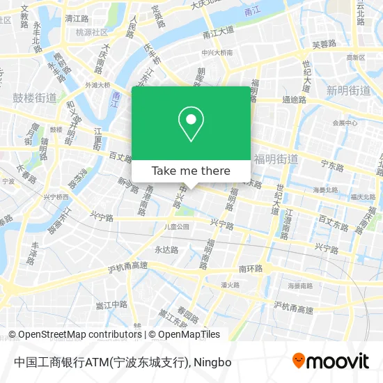 中国工商银行ATM(宁波东城支行) map
