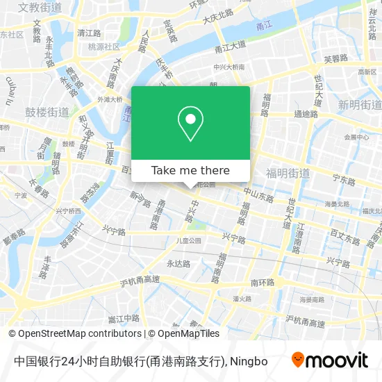 中国银行24小时自助银行(甬港南路支行) map