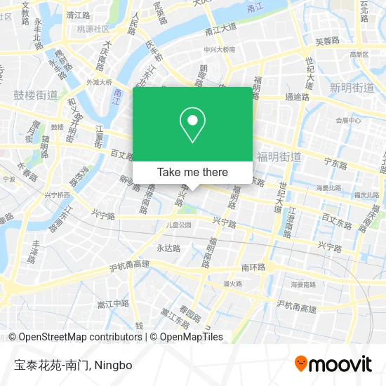 宝泰花苑-南门 map