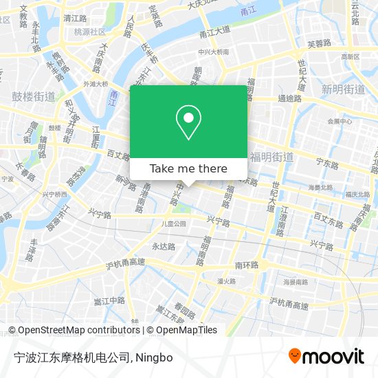 宁波江东摩格机电公司 map