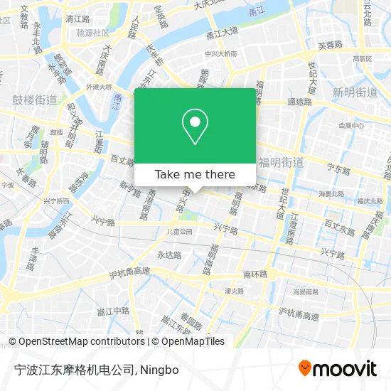 宁波江东摩格机电公司 map