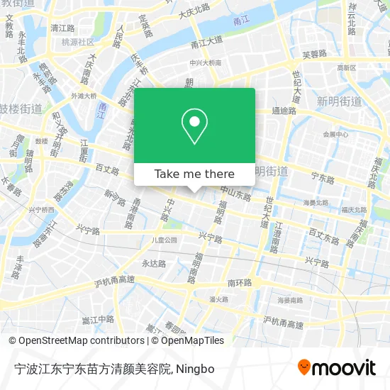 宁波江东宁东苗方清颜美容院 map