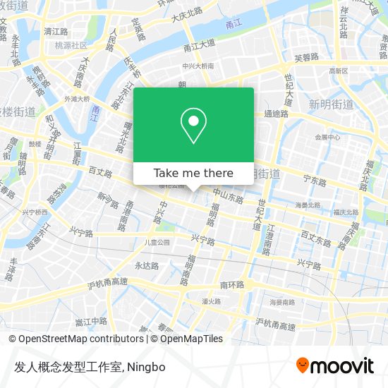 发人概念发型工作室 map