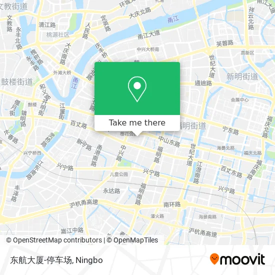 东航大厦-停车场 map