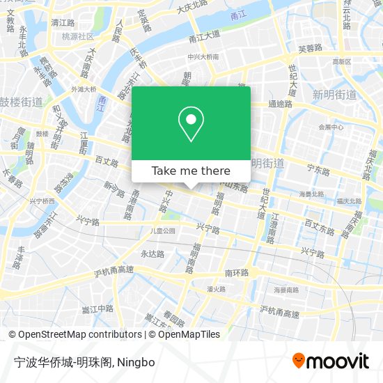 宁波华侨城-明珠阁 map