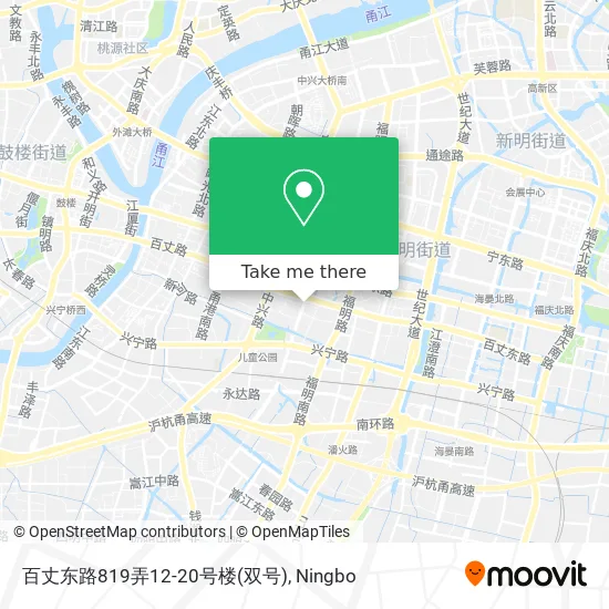 百丈东路819弄12-20号楼(双号) map
