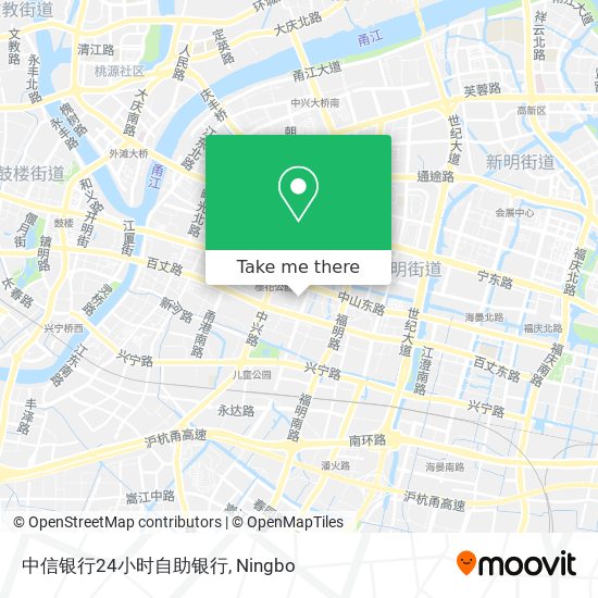中信银行24小时自助银行 map