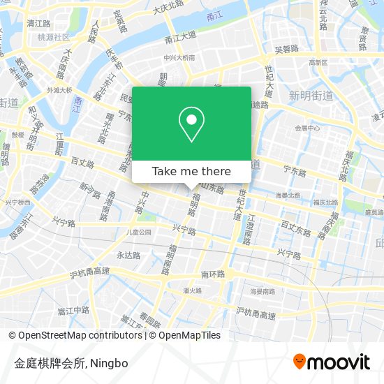 金庭棋牌会所 map