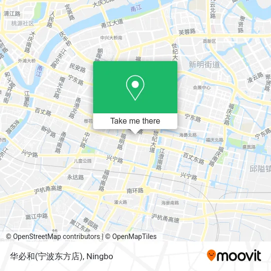 华必和(宁波东方店) map