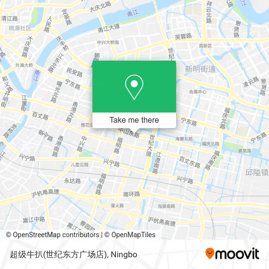 超级牛扒(世纪东方广场店) map