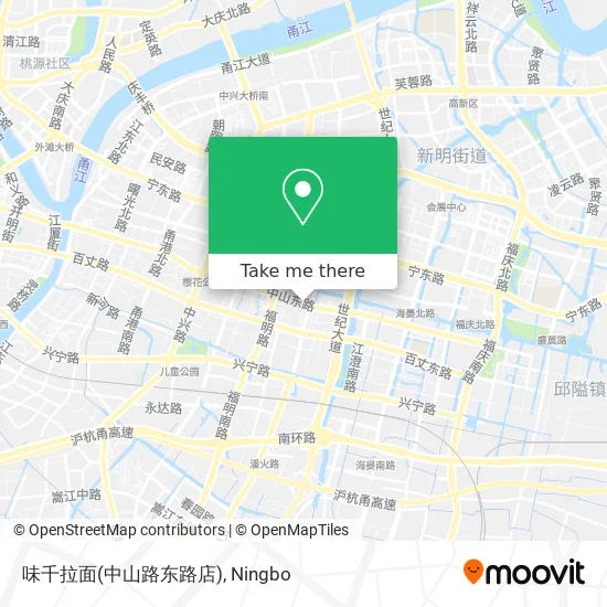 味千拉面(中山路东路店) map