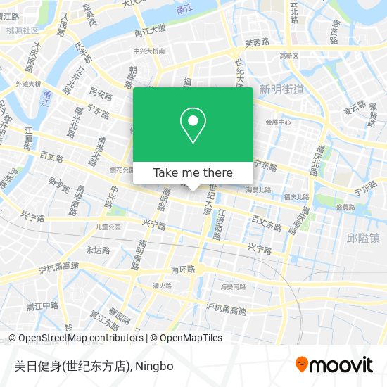 美日健身(世纪东方店) map