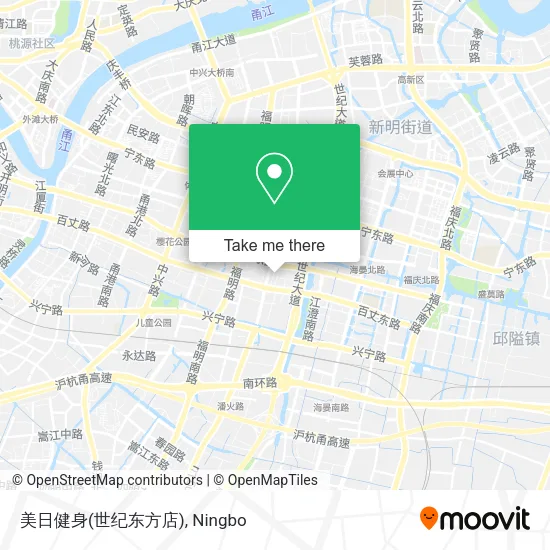 美日健身(世纪东方店) map