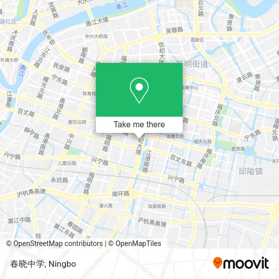 春晓中学 map