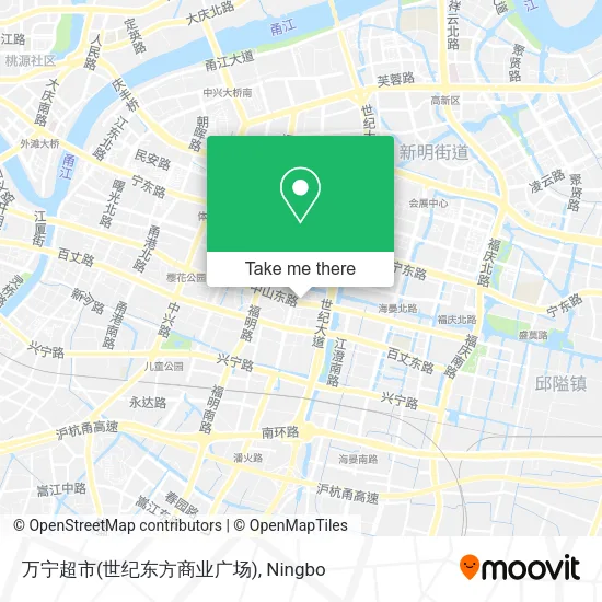 万宁超市(世纪东方商业广场) map